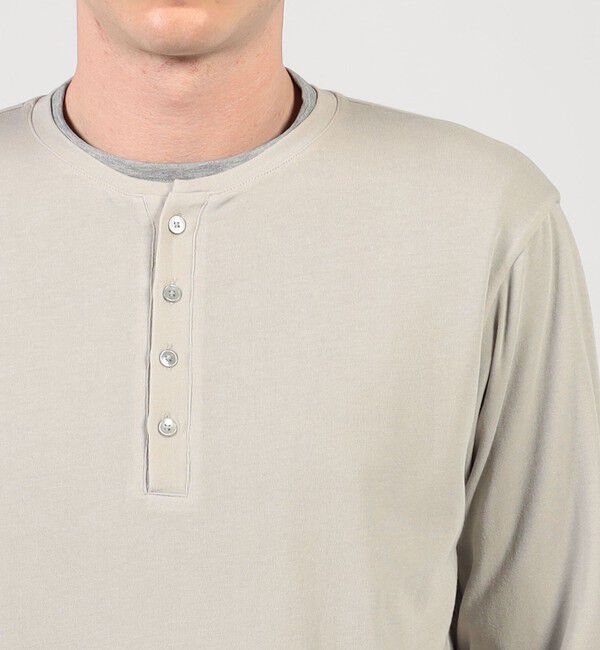 TOMORROWLAND MENS「ストレッチ天竺 レイヤードカットソー」|Tシャツ・カットソー|