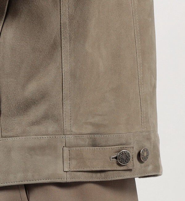 TOMORROWLAND MENS「【別注】EMMETI ラムスエード トラッカージャケット」|ブルゾン・スタジャン|