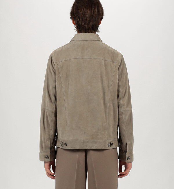 TOMORROWLAND MENS「【別注】EMMETI ラムスエード トラッカージャケット」|ブルゾン・スタジャン|