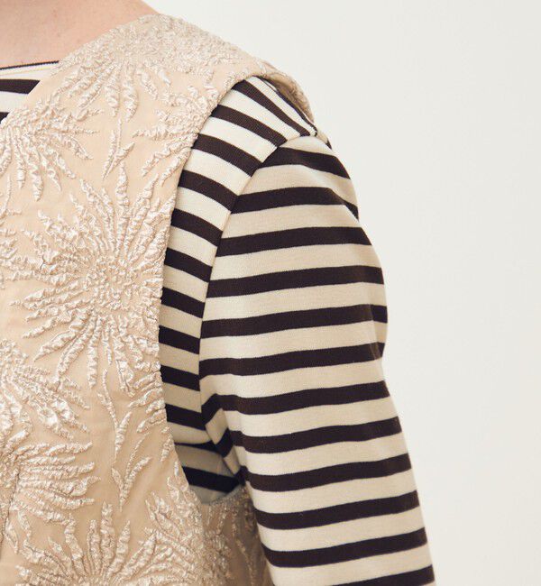 TOMORROWLAND collection「ソリアビーストレッチ フロンタブルジレ」|ベスト・ジレ|