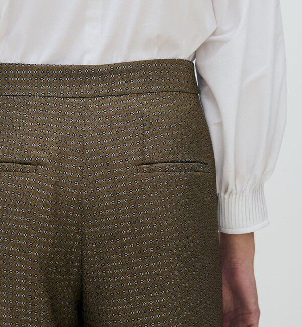 TOMORROWLAND collection「ドットジャカード セミワイドパンツ」|その他|