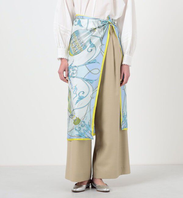 TOMORROWLAND GOODS「【別注】manipuri BALLOON シルクスカーフ」|バンダナ・スカーフ|