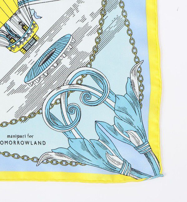 TOMORROWLAND GOODS「【別注】manipuri BALLOON シルクスカーフ」|バンダナ・スカーフ|