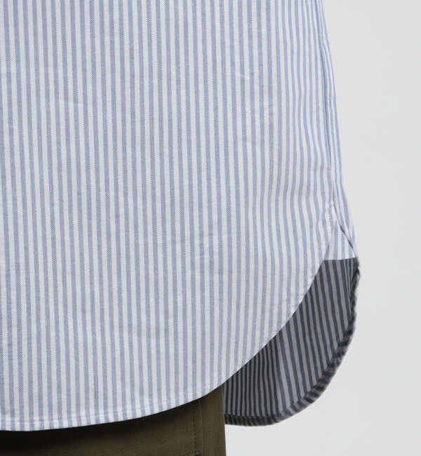 TOMORROWLAND MENS「コットンオックスフォードストライプ ロングスリーブシャツ」|シャツ・ブラウス|