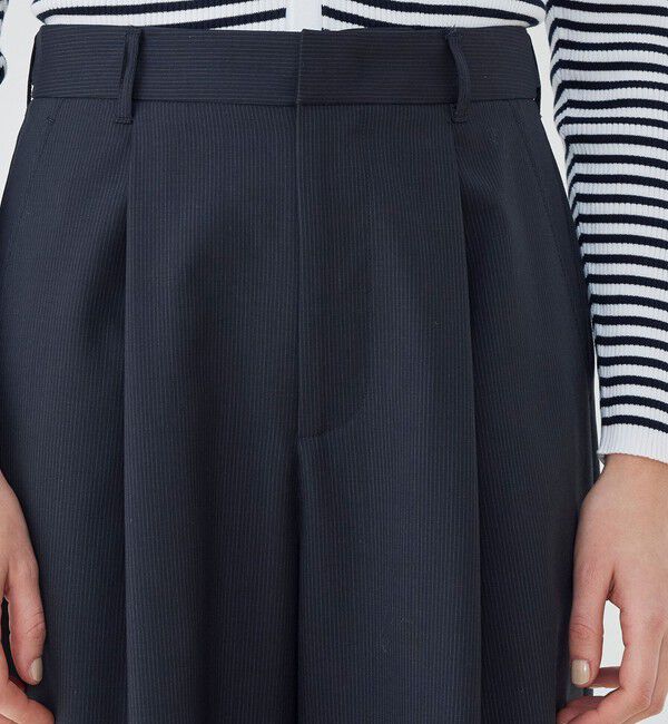 GALERIE VIE「ウォッシャブルトロピカル ツータックストレートパンツ」|その他|