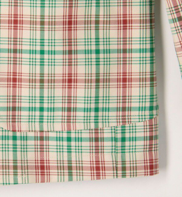 CABaN「ポリエステルコットン チェックテーラードジャケット」|テーラードジャケット|