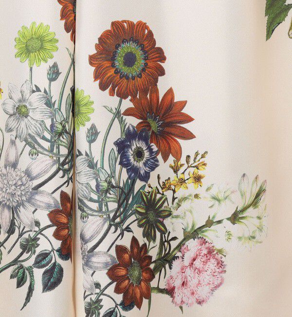 CABaN「シルク BOUQUETプリント 2タックワイドパンツ 」|その他|