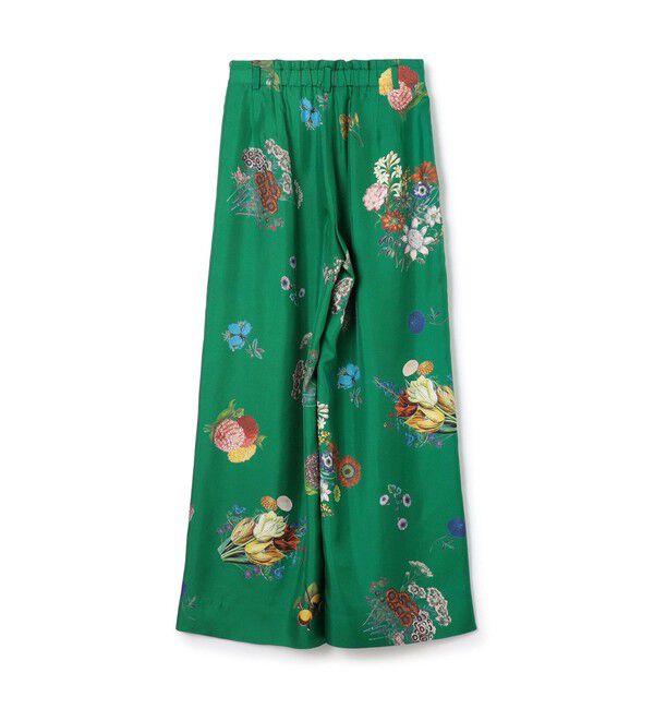 CABaN「シルク BOUQUETプリント 2タックワイドパンツ 」|その他|