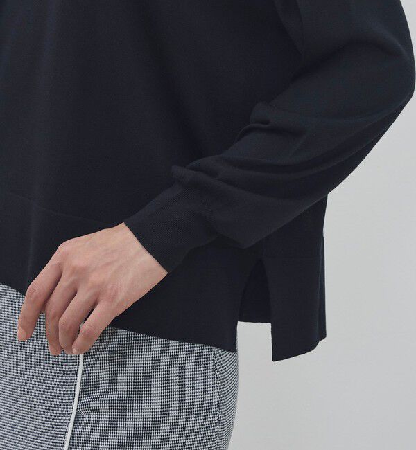 DES PRES「マットシルク Vネックプルオーバー」|ニット・セーター|