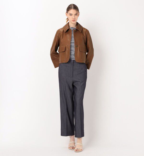 TOMORROWLAND collection「セミベジタブルレザー サックジャケット」|その他|