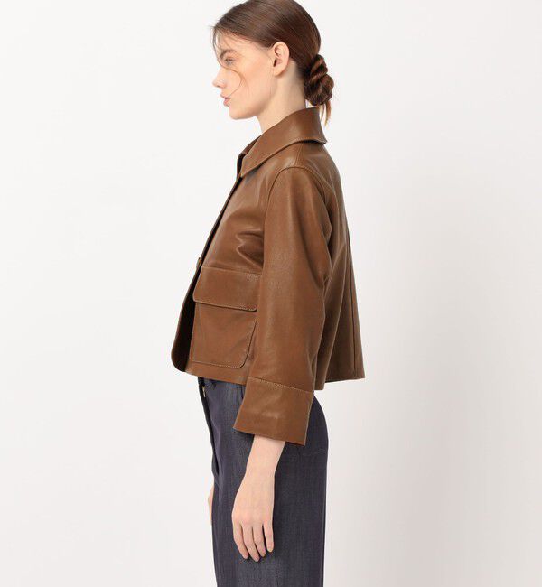 TOMORROWLAND collection「セミベジタブルレザー サックジャケット」|その他|