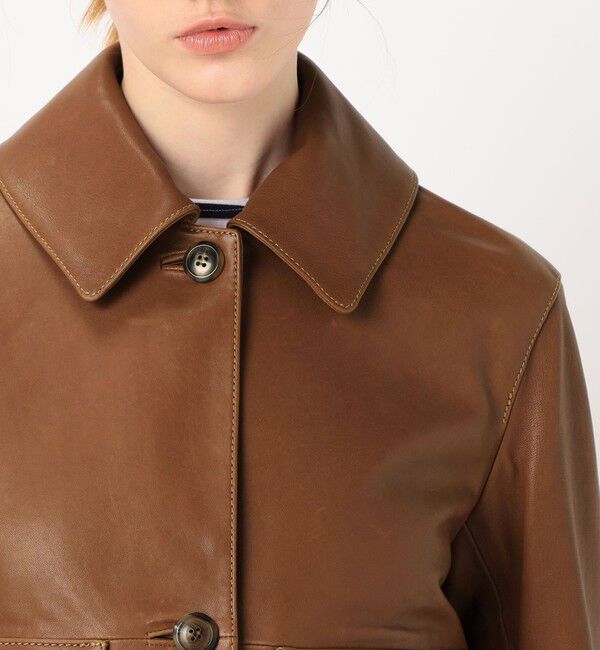 TOMORROWLAND collection「セミベジタブルレザー サックジャケット」|その他|