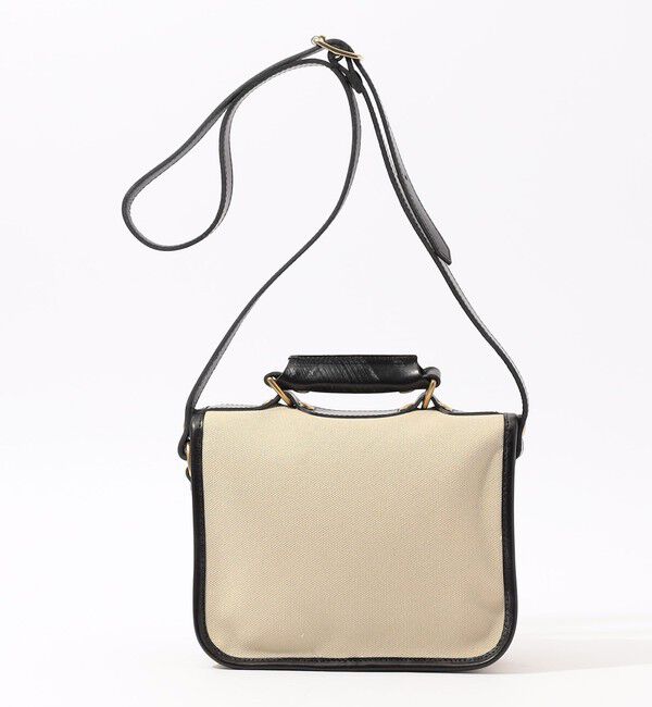 TOMORROWLAND GOODS「GLENROYAL ブライドルレザー&times;キャンバス サッチェルバッグ」|ショルダー・メッセンジャー|