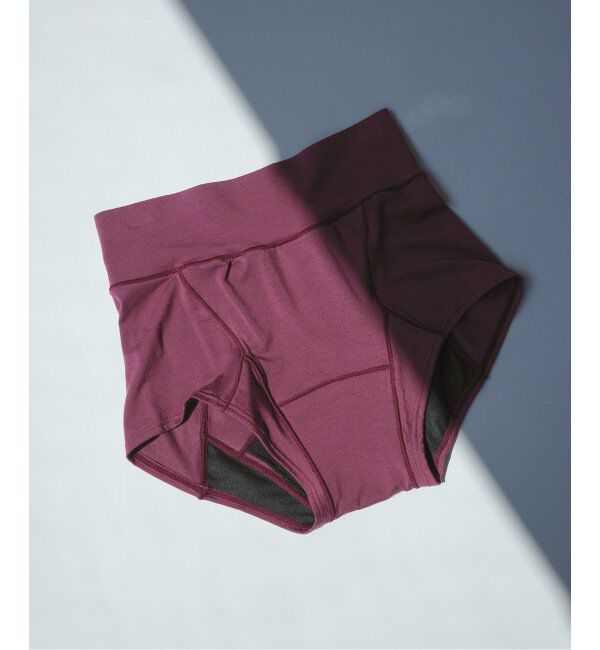 EMILYWEEK「サニタリーボックスショーツ（グレー、ボルドー）」|インナー|