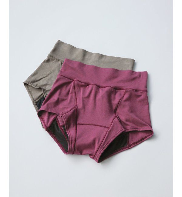 EMILYWEEK「サニタリーボックスショーツ（グレー、ボルドー）」|インナー|