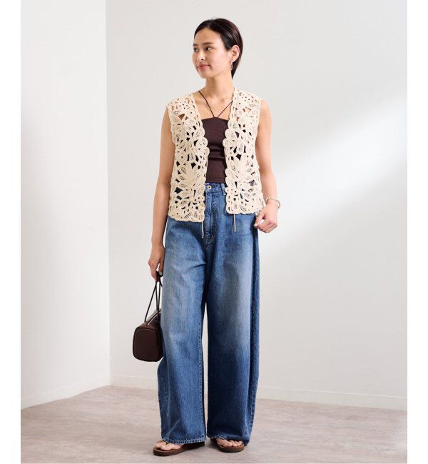 EMILYWEEK「EMILY WEEK&times;FRAMeWORK Vラインクロップドブラキャミソール」|インナー|