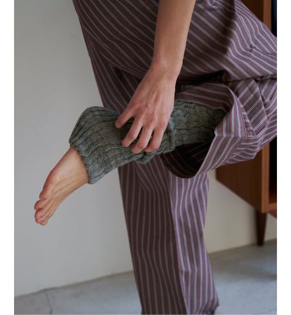 EMILYWEEK「《追加予約2》シルクレッグウォーマー」|レッグウォーマー|