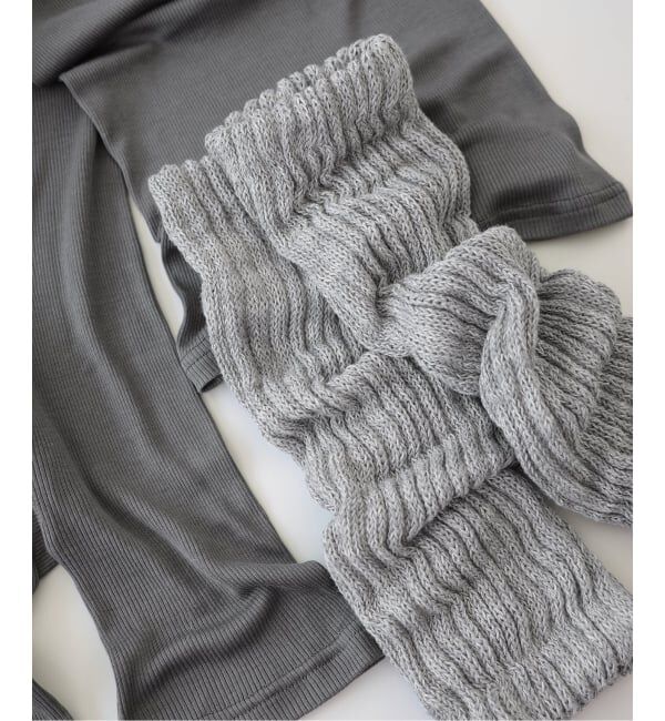 EMILYWEEK「《追加予約2》シルクレッグウォーマー」|レッグウォーマー|