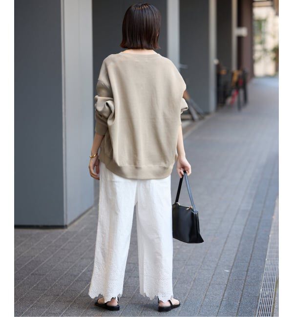 SLOBE IENA「《追加》ダブルフェイスジャージースナップカーディガン」|カーディガン|