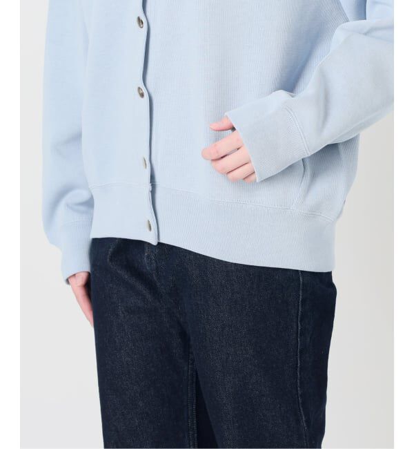 SLOBE IENA「《追加》ダブルフェイスジャージースナップカーディガン」|カーディガン|