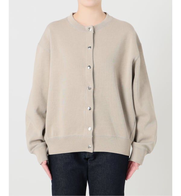 SLOBE IENA「《追加》ダブルフェイスジャージースナップカーディガン」|カーディガン|