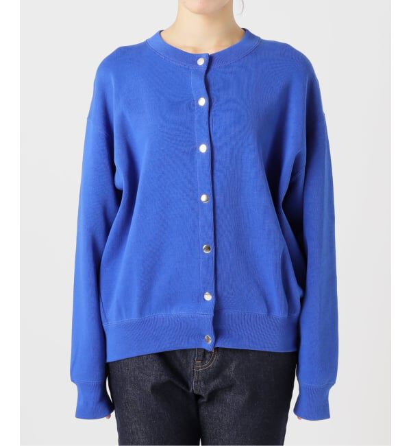 SLOBE IENA「《追加》ダブルフェイスジャージースナップカーディガン」|カーディガン|