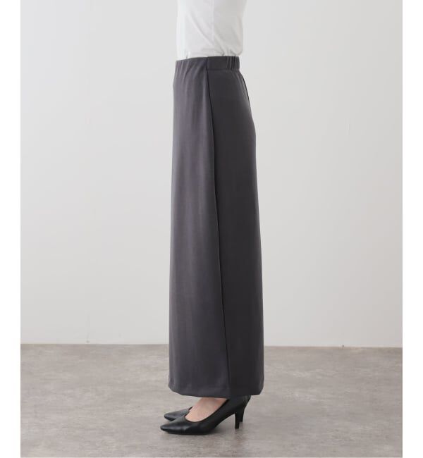 SLOBE IENA「ライトダンボールタックイージースカート」|スカート|