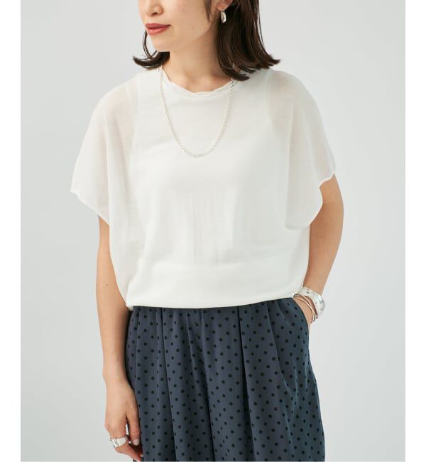 VERMEIL par iena「《予約》シアーフライスレーヤードトップス」|Tシャツ・カットソー|