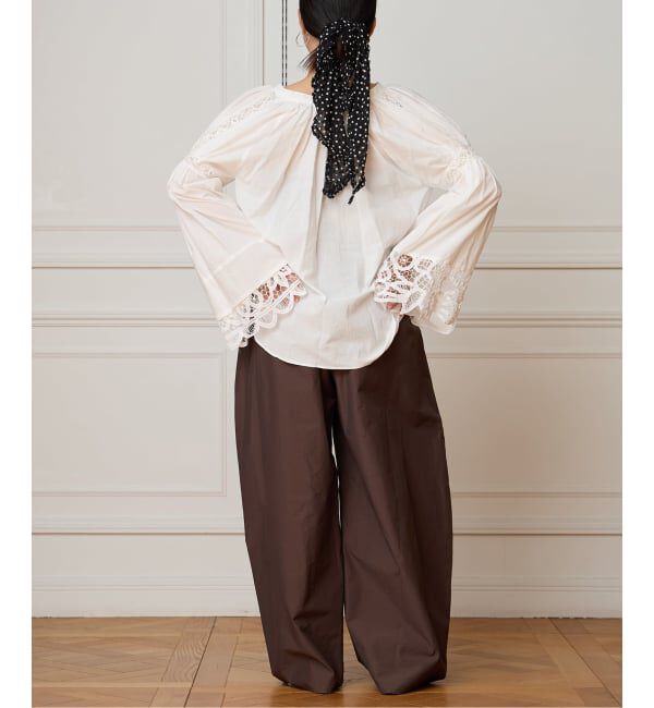 IENA LA BOUCLE「VIOLETTE ROOM バイオレットルーム vintage remake ブラウス VR251135」|シャツ・ブラウス|