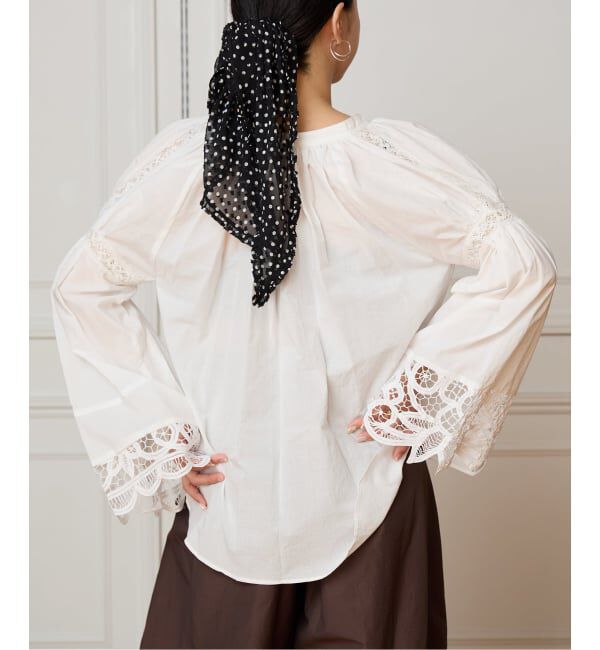 IENA LA BOUCLE「VIOLETTE ROOM バイオレットルーム vintage remake ブラウス VR251135」|シャツ・ブラウス|