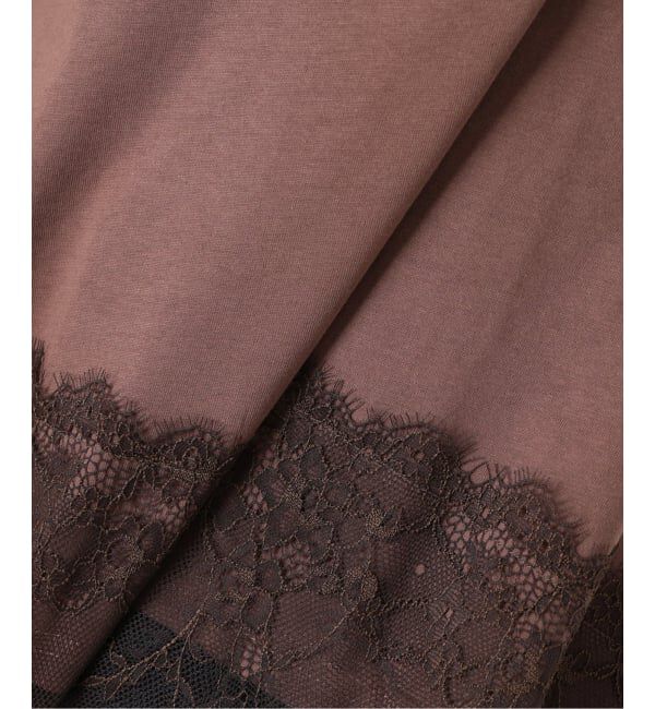 SLOBE IENA「《予約》レースコンビノースリカットソー」|Tシャツ・カットソー|