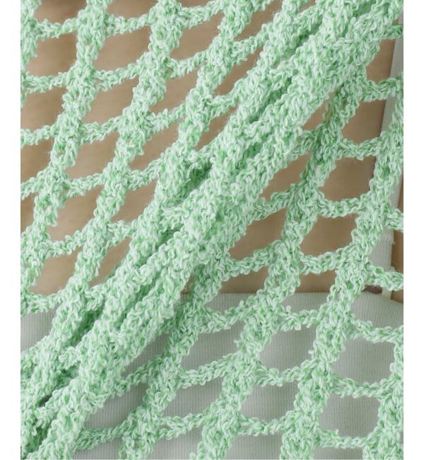 SLOBE IENA「LOGAN/ローガン SLOBE別注 カラーメッシュニット」|ニット・セーター|