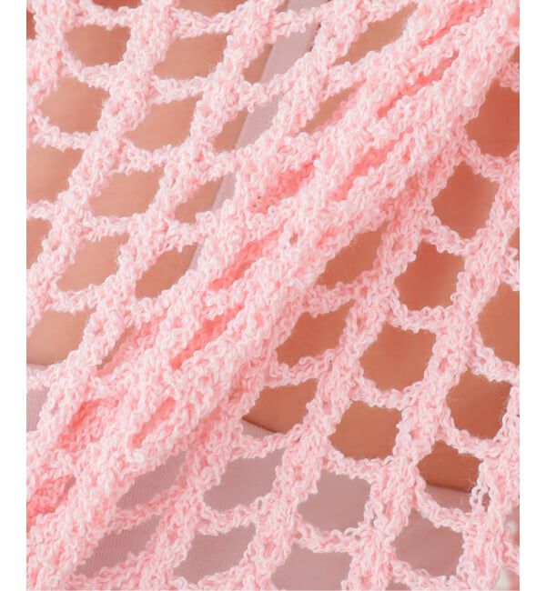 SLOBE IENA「LOGAN/ローガン SLOBE別注 カラーメッシュニット」|ニット・セーター|