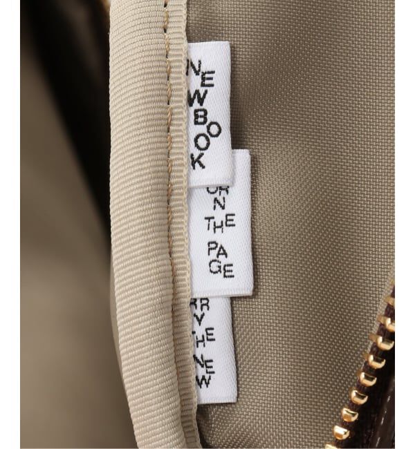 IENA「NEWBOOK/ニューブック OLD SPORTS WIDE バッグ NB004」|ハンドバッグ|