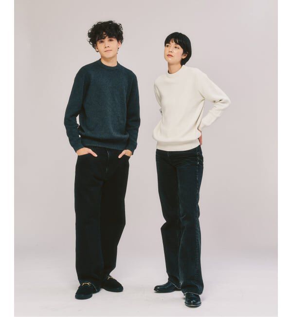 417 EDIFICE「コットンカシミヤ スムース クルーニット」|ニット・セーター|