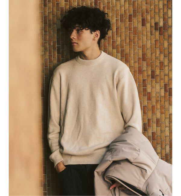 417 EDIFICE「コットンカシミヤ スムース クルーニット」|ニット・セーター|