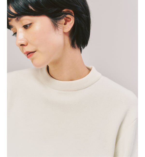 417 EDIFICE「コットンカシミヤ スムース クルーニット」|ニット・セーター|