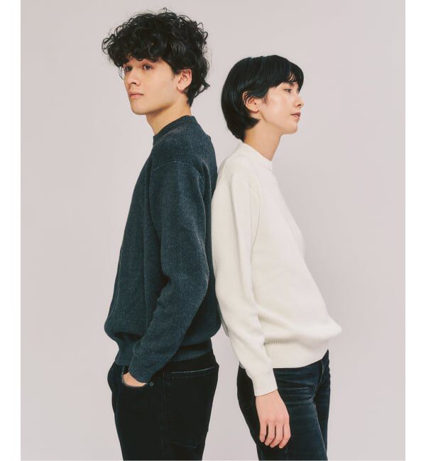 417 EDIFICE「コットンカシミヤ スムース クルーニット」|ニット・セーター|