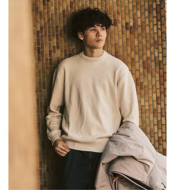 417 EDIFICE「コットンカシミヤ スムース クルーニット」|ニット・セーター|