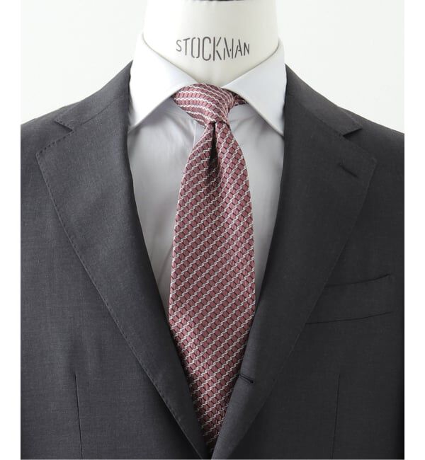 EDIFICE「AX チェーンパターン タイ」|ネクタイ・蝶ネクタイ|ピンク