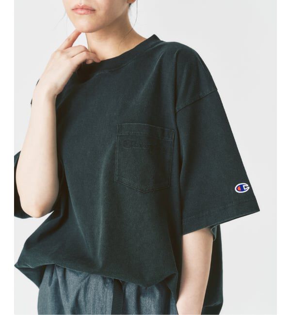 417 EDIFICE「CHAMPION / チャンピオン 417別注 Bleach Wash Pocket Tシャツ」|Tシャツ・カットソー|