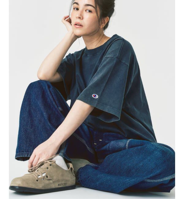 417 EDIFICE「CHAMPION / チャンピオン 417別注 Bleach Wash Pocket Tシャツ」|Tシャツ・カットソー|