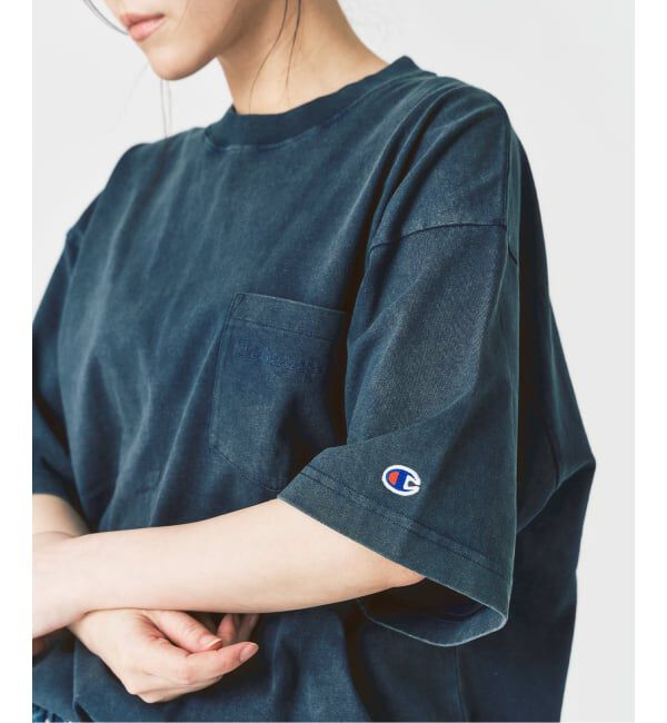 417 EDIFICE「CHAMPION / チャンピオン 417別注 Bleach Wash Pocket Tシャツ」|Tシャツ・カットソー|