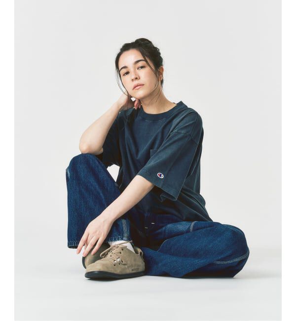 417 EDIFICE「CHAMPION / チャンピオン 417別注 Bleach Wash Pocket Tシャツ」|Tシャツ・カットソー|