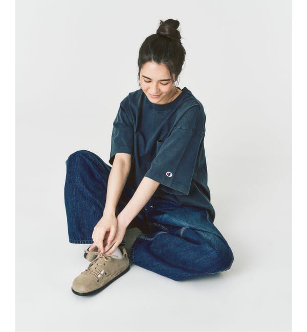 417 EDIFICE「CHAMPION / チャンピオン 417別注 Bleach Wash Pocket Tシャツ」|Tシャツ・カットソー|