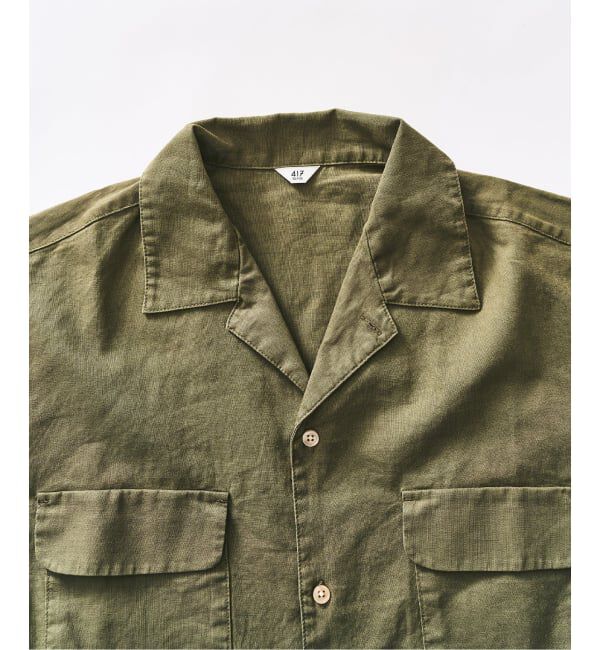 417 EDIFICE「ガーメントウォッシュ シャツ」|シャツ・ブラウス|