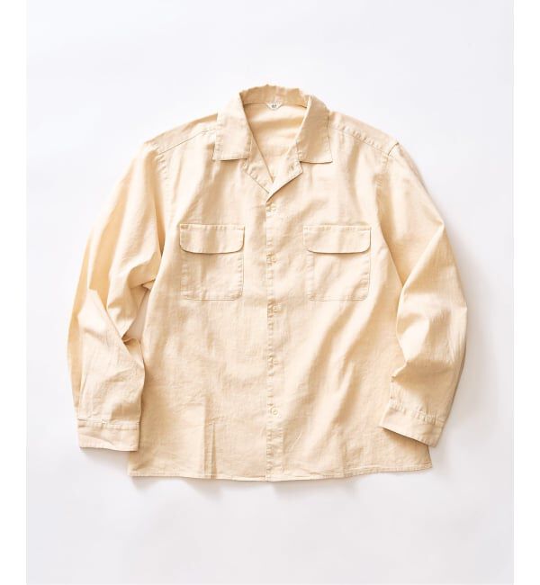 417 EDIFICE「ガーメントウォッシュ シャツ」|シャツ・ブラウス|ナチュラル