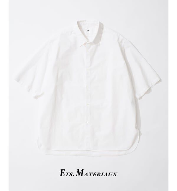 EDIFICE「《予約》ETS.MATERIAUX(マテリオ) フレンチ ワークシャツ」|シャツ・ブラウス|ホワイト