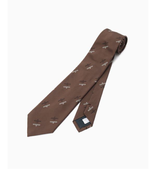 EDIFICE「AX Classico Seta ジオメトリッックタイ」|ネクタイ・蝶ネクタイ|ブラウン