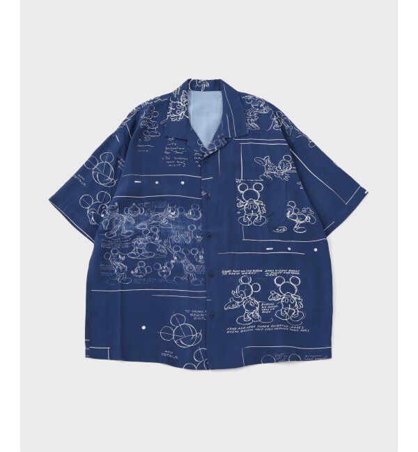 JOURNAL STANDARD relume「PORTER CLASSIC/ポータークラシック ALOHA SHIRT DISNEY DP-024-3285-10/75/41」|シャツ・ブラウス|ネイビー